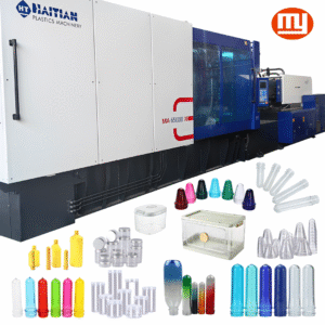 Haitian 650-ton Injection Molding Machine (PET specialized barrel screw)